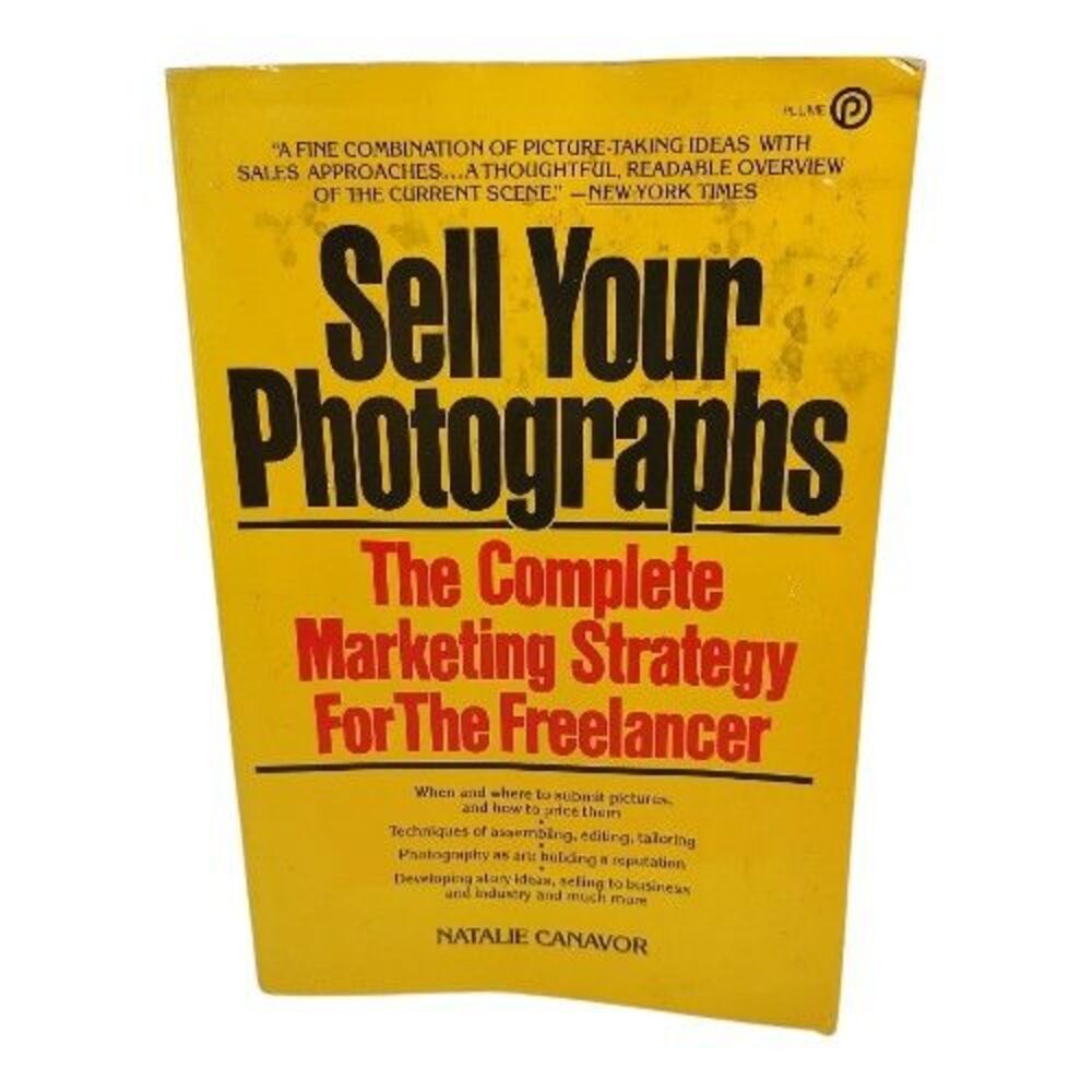 VTG Sell Your Photographs by Natalie Canavor PB NF 1982